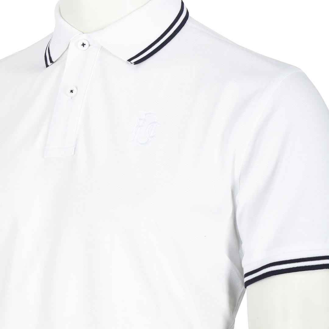 DFC Legacy Tipped Polo White