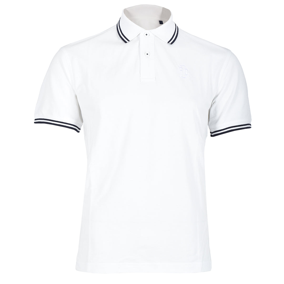 DFC Legacy Tipped Polo White