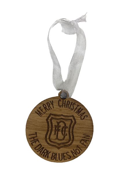 Club Crest Wooden Bauble