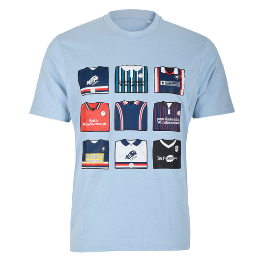 DFC Retro Fold Tee Sky Blue