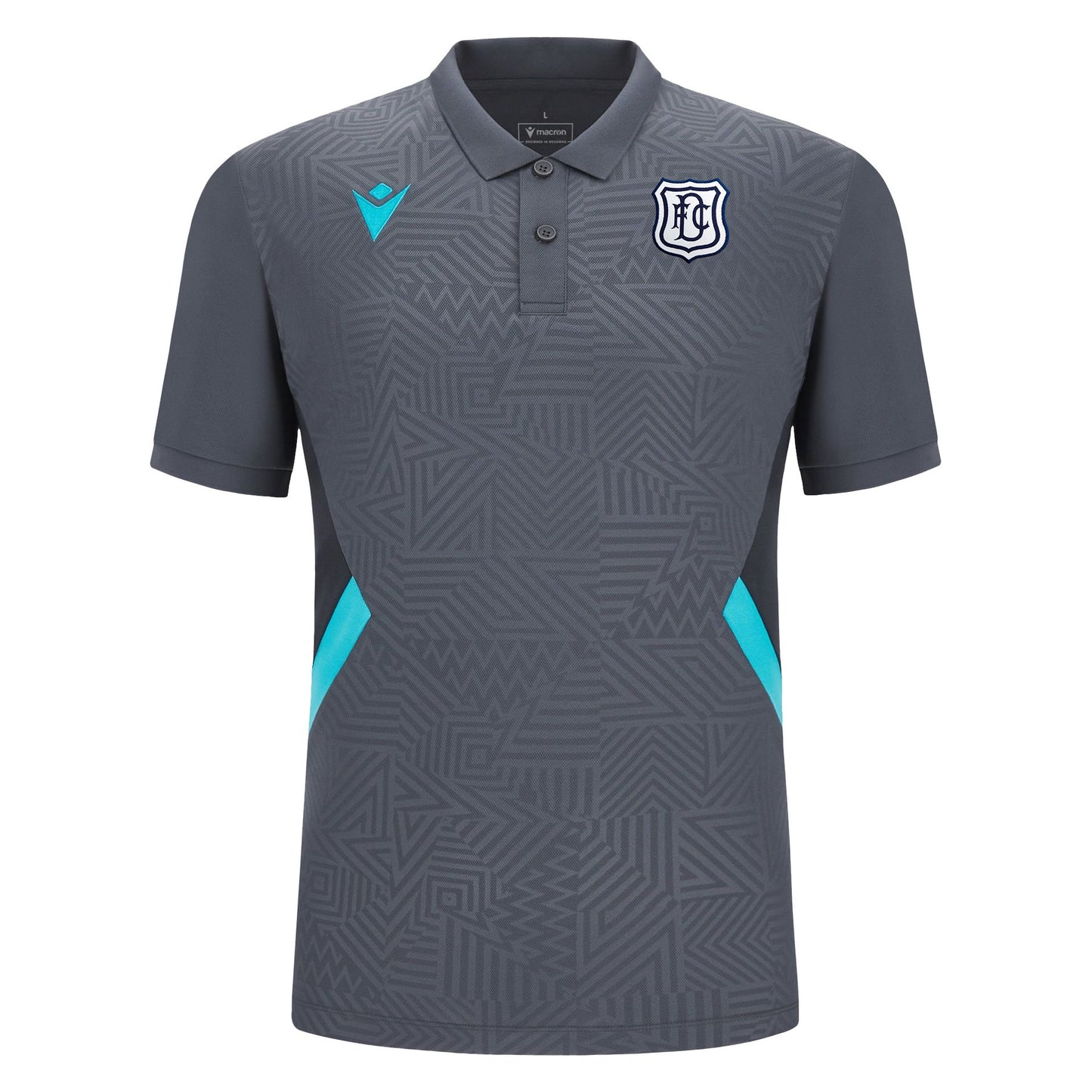 Jnr DFC 23/24 Polo Shirt Anthracite|Sky