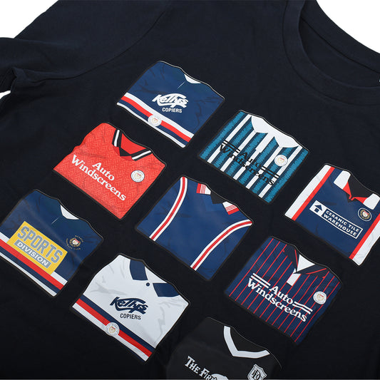 DFC Retro Fold Tee Dark Blue
