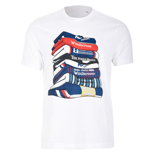 DFC Retro Stack Tee White