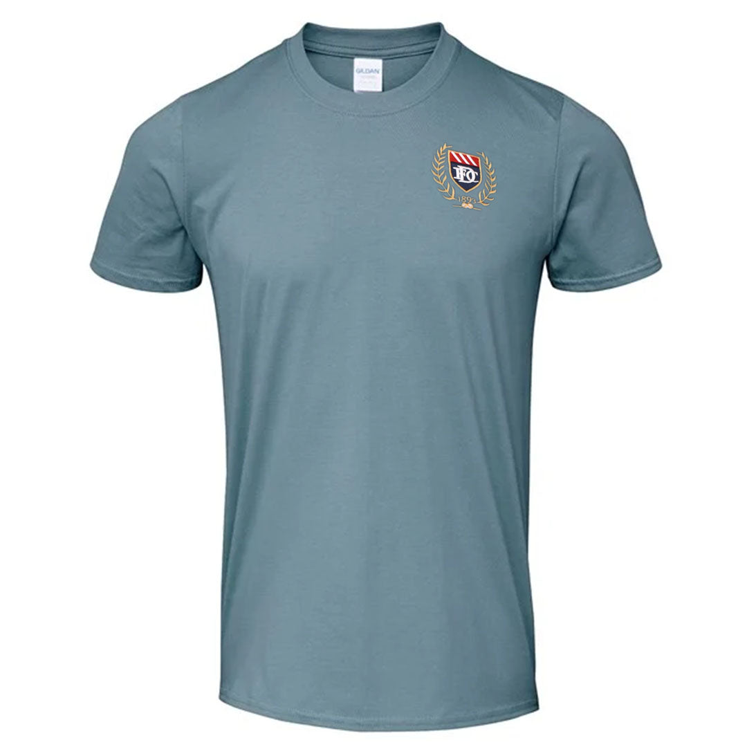 DFC Classic Crest Premium T-Shirt Stone Blue