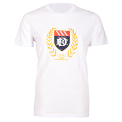 DFC Distressed Laurel Crest Tee White