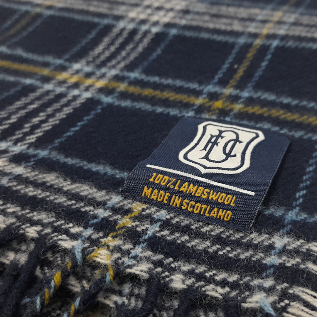 DFC Tartan Scarf Dark Blue