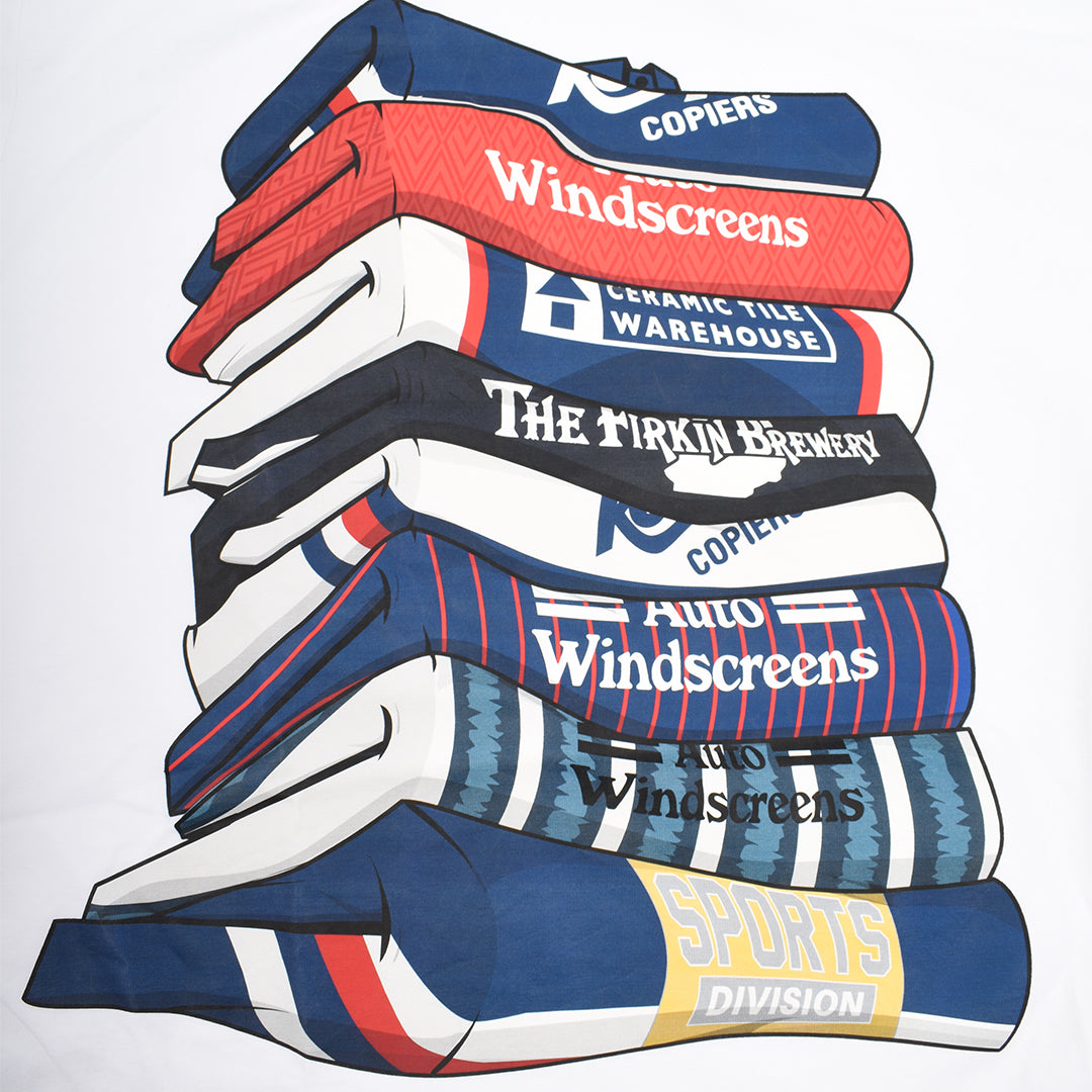 DFC Retro Stack Tee White