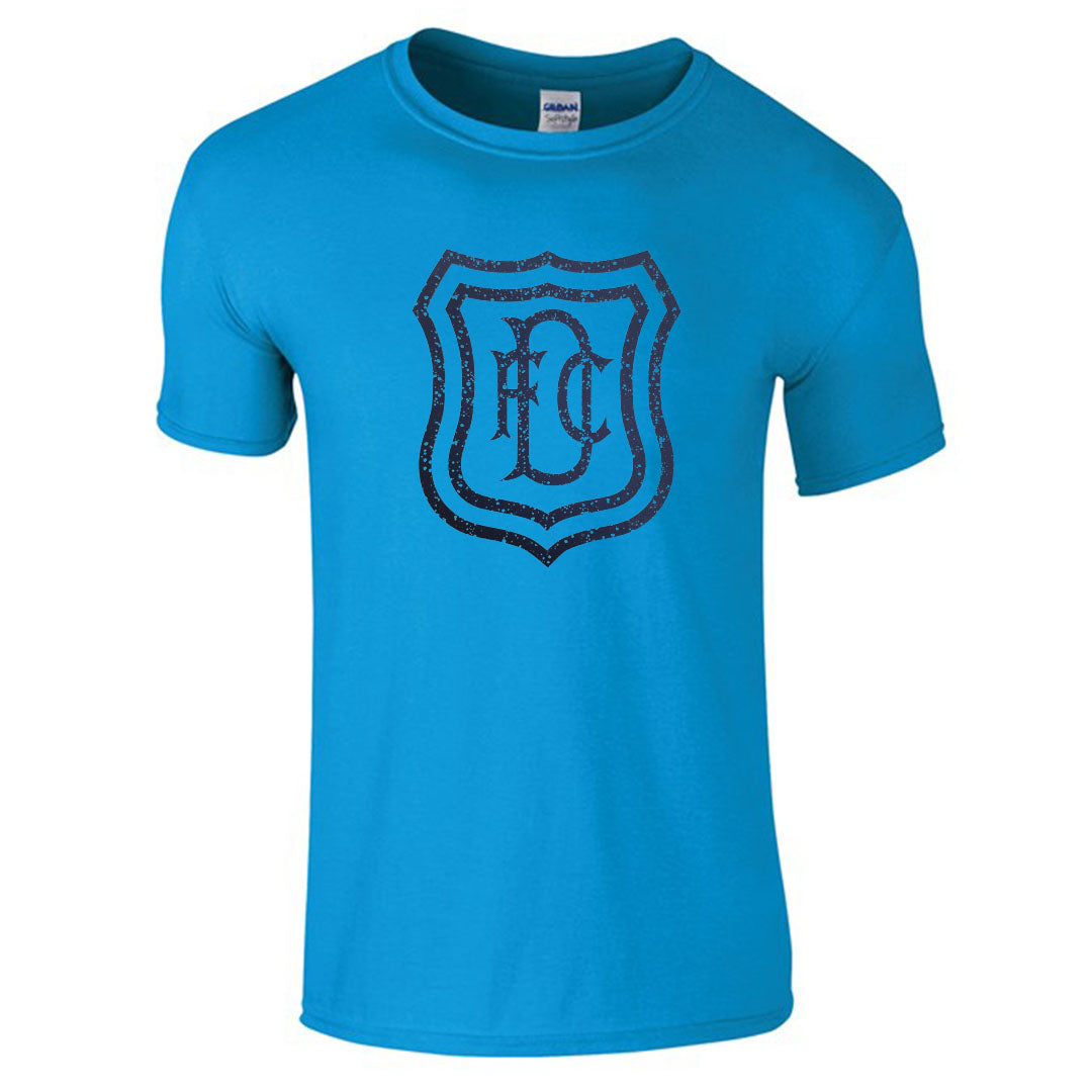 Jnr DFC Distressed Crest T-Shirt Sapphire