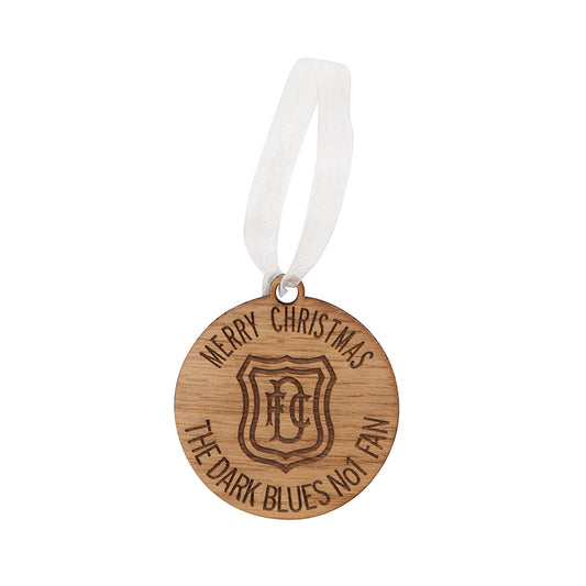 Club Crest Wooden Bauble