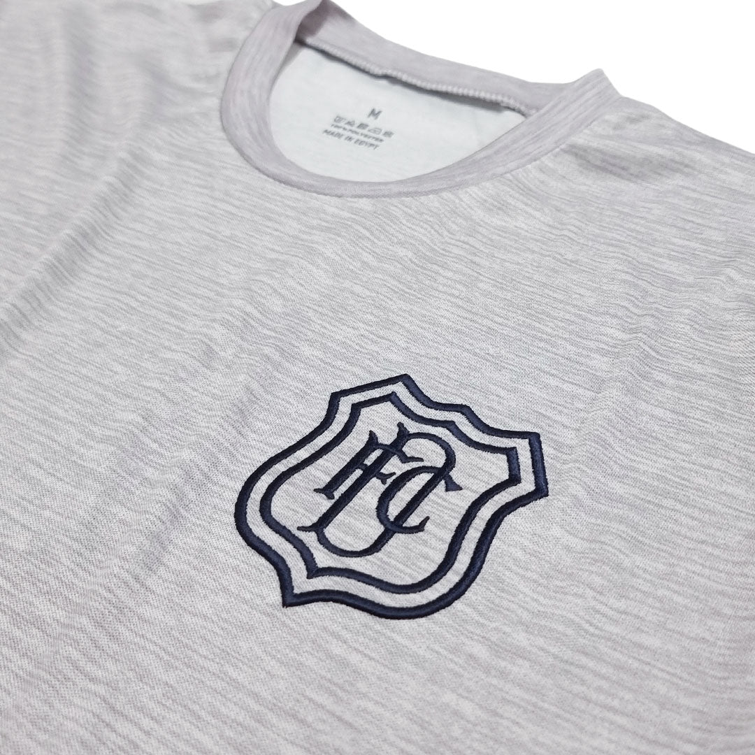 DFC Crest T-Shirt Light Grey Marl