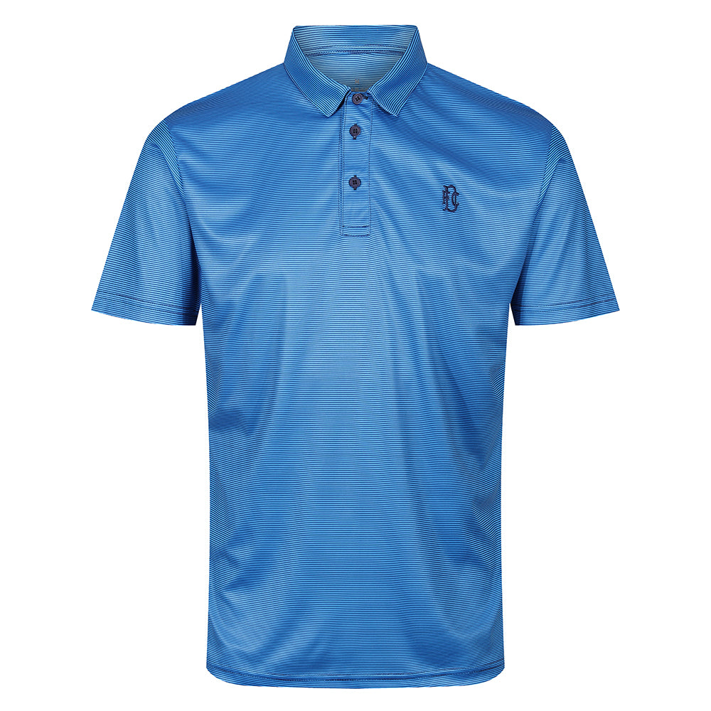 DFC Shadow Stripe Golf Polo Royal|Navy