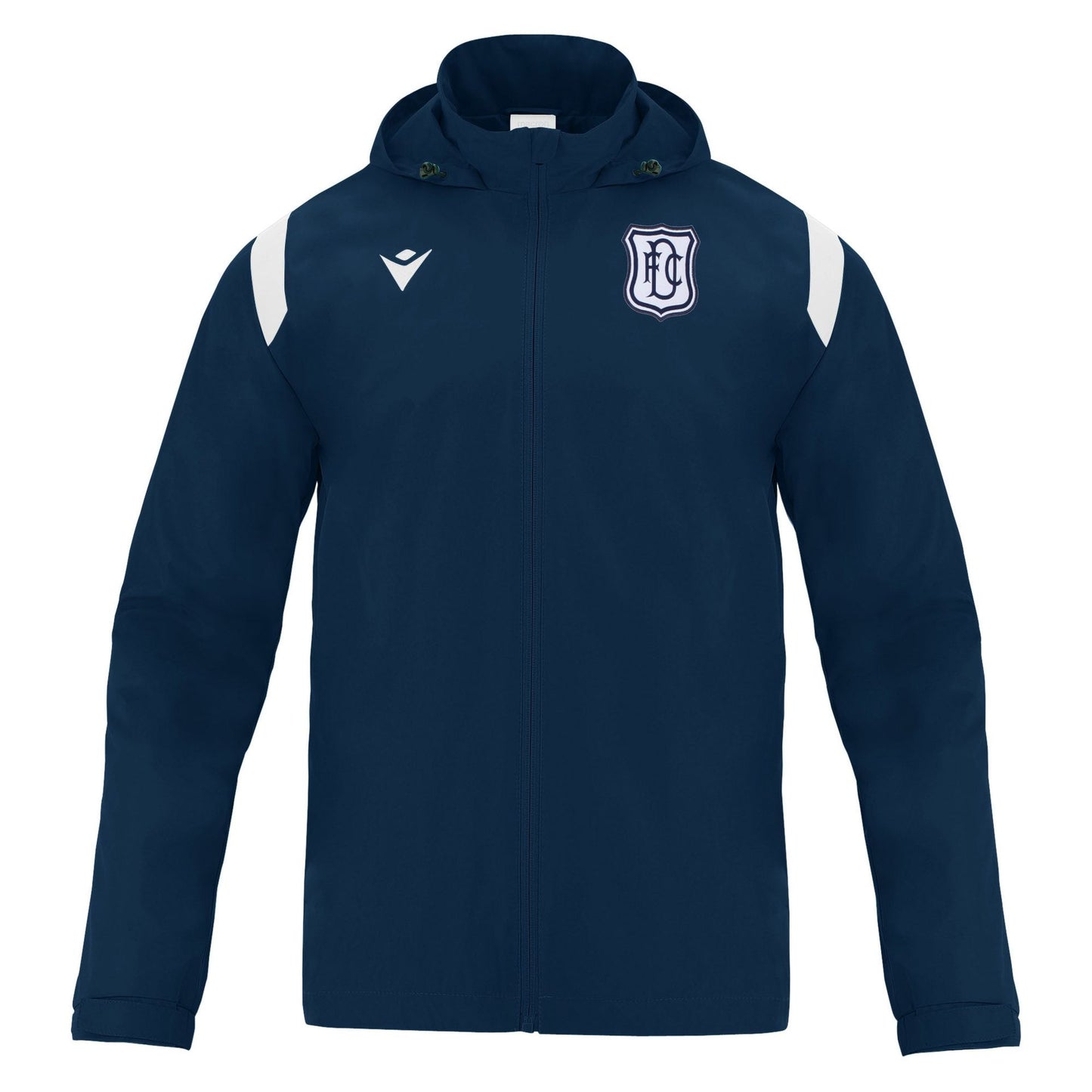 Jnr Macron Pro Training Rain Jacket Dark Blue