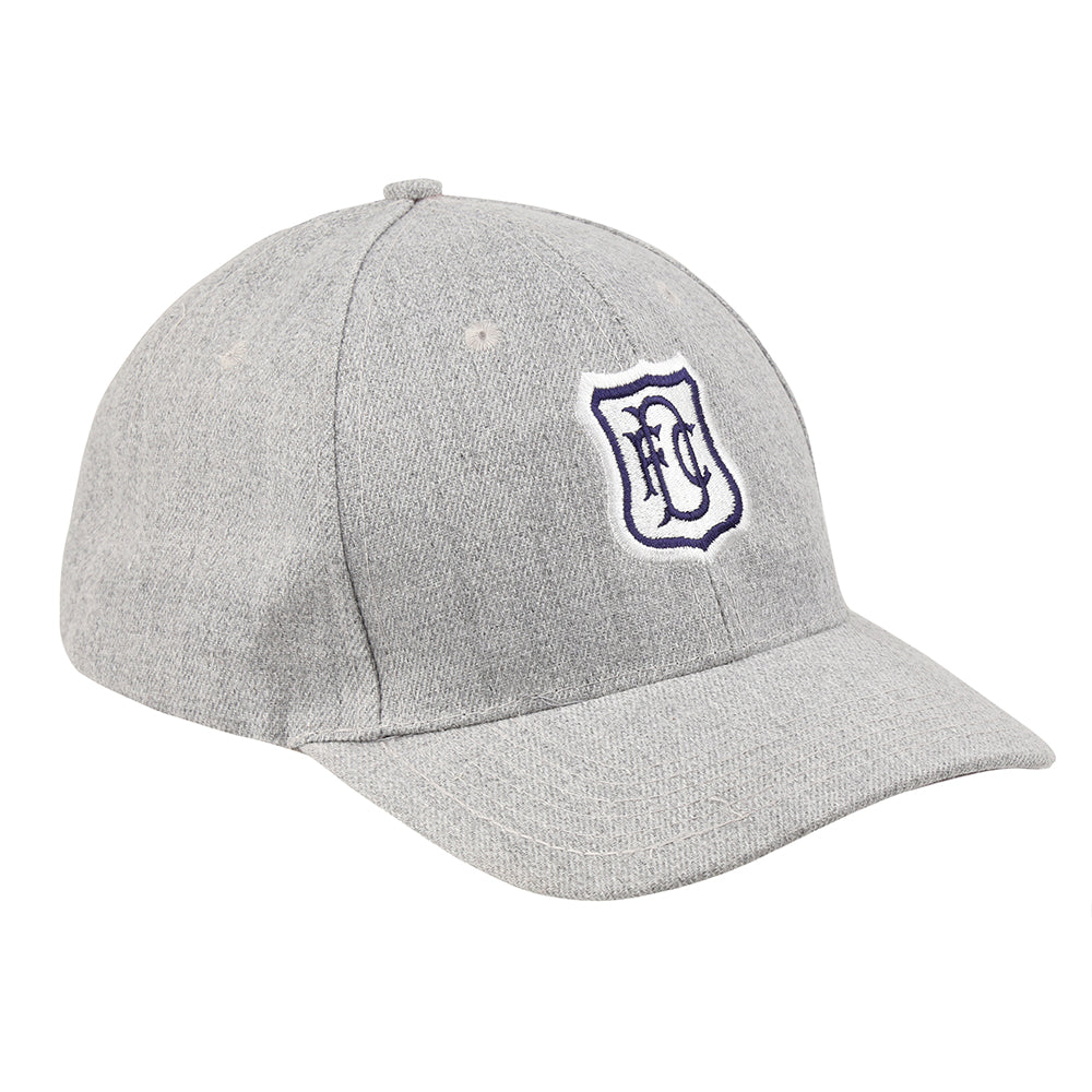 Crest Baseball Cap Grey Marl