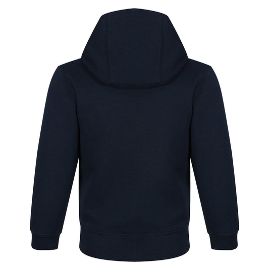 Jnr Vintage Crest Full Zip Hood Dark Blue